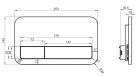 Öblítőtartály nyomólap, Villeroy&Boch ViConnect nyomólap, fehér 92249068