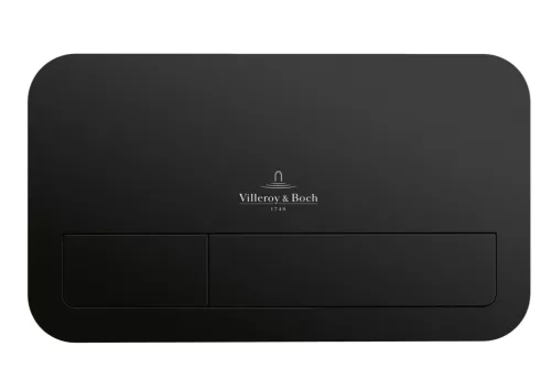 Öblítőtartály nyomólap, Villeroy&Boch ViConnect nyomólap, matt fekete 922490AN