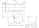 Kád, Villeroy&Boch Subway kád 170x75 cm UBA170SUB2V-01