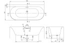 Kád, Villeroy&Boch Loop & Friends kád 180x80 cm UBA180LOF9CS00V-01