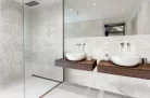 Dekorlap, Keros Quartz Floral Gris Matt Ret. 30x90