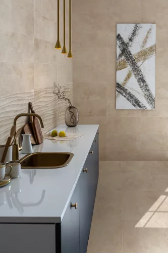 Csempe, Keros Texel Beige Wave 30x60
