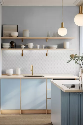 Csempe, Keros White Mate Espiga 30x60