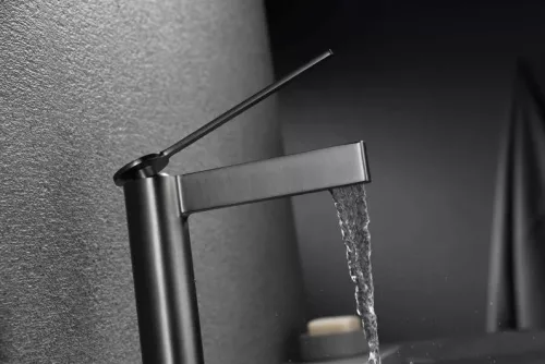 Mosdó csaptelep, Arezzo design Elegant mosdó csaptelep, gun metal AR-5095GM