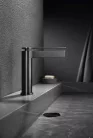 Mosdó csaptelep, Arezzo design Elegant mosdó csaptelep, gun metal AR-5095GM