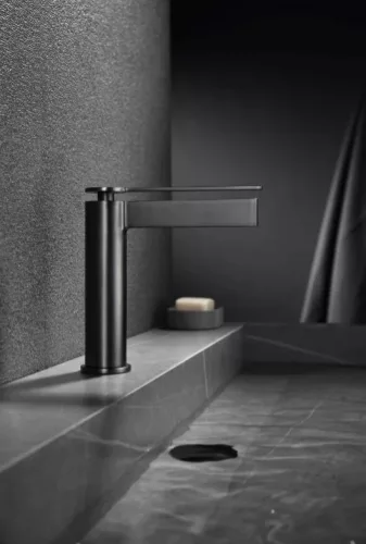 Mosdó csaptelep, Arezzo design Elegant mosdó csaptelep, gun metal AR-5095GM
