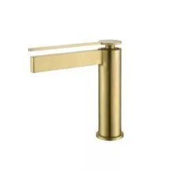   Mosdó csaptelep, Arezzo design Elegant mosdó csaptelep, szálcsiszolt arany AR-5095BG