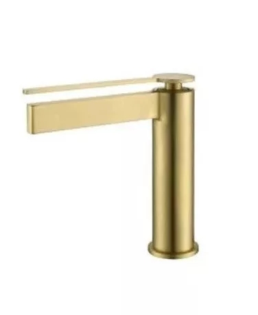 Mosdó csaptelep, Arezzo design Elegant mosdó csaptelep, szálcsiszolt arany AR-5095BG
