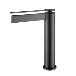   Mosdó csaptelep, Arezzo design Elegant magasított mosdó csaptelep, gun metal AR-8595GM