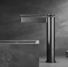 Mosdó csaptelep, Arezzo design Elegant magasított mosdó csaptelep, gun metal AR-8595GM
