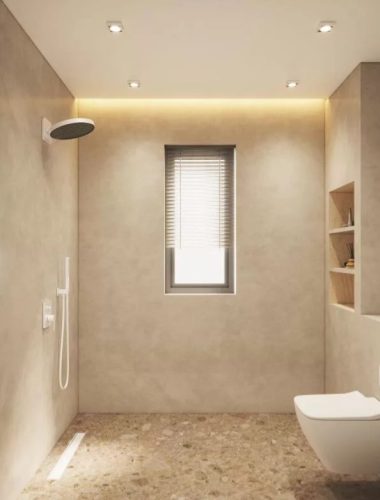 Falba süllyesztett csaptelep, Arezzo design Elegant zuhanyszett, matt fehér AR-2095MW