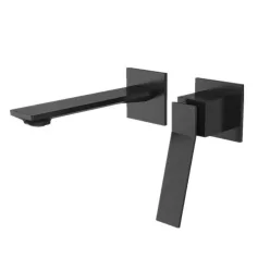   Falba süllyesztett csaptelep, Arezzo design Rockfield mosdó csaptelep, fekete AR-9903BL