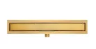 Padlóösszefolyó, Arezzo design 2in1 800 mm-es rozsdamentes acél folyóka, arany AR-800DBG