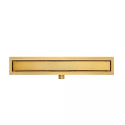   Padlóösszefolyó, Arezzo design 2in1 800 mm-es rozsdamentes acél folyóka, arany AR-800DBG