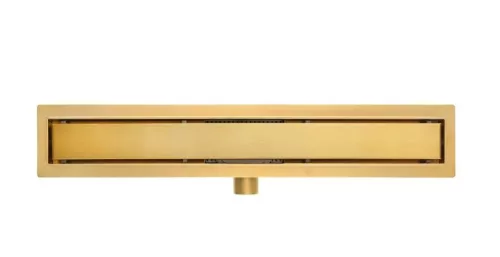 Padlóösszefolyó, Arezzo design 2in1 800 mm-es rozsdamentes acél folyóka, arany AR-800DBG