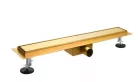 Padlóösszefolyó, Arezzo design 2in1 800 mm-es rozsdamentes acél folyóka, arany AR-800DBG