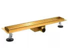 Padlóösszefolyó, Arezzo design 2in1 800 mm-es rozsdamentes acél folyóka, arany AR-800DBG
