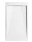 Zuhanytálca, Arezzo design Stone pala hatású,öntött márvány zuhanytálca,fehér 120x90 AR-DYT129LW