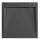 Zuhanytálca,Arezzo design Stone pala hatás,öntött márvány zuhanytálca,antracit 90x90 AR-DYT099LA