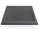 Zuhanytálca,Arezzo design Stone pala hatás,öntött márvány zuhanytálca,antracit 90x90 AR-DYT099LA
