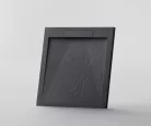 Zuhanytálca,Arezzo design Stone pala hatás,öntött márvány zuhanytálca,antracit 90x90 AR-DYT099LA