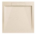 Zuhanytálca, Arezzo design Stone pala hatású, öntött márvány zuhanytálca,bézs 120x90 AR-DYT099LBG