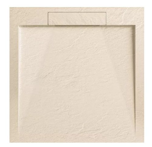Zuhanytálca, Arezzo design Stone pala hatású, öntött márvány zuhanytálca,bézs 120x90 AR-DYT099LBG
