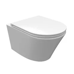 WC, Arezzo design Indiana perem nélküli, fali wc AR-100RV