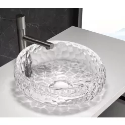 Mosdó, Arezzo design Prisma üveg mosdó AR-M347CL