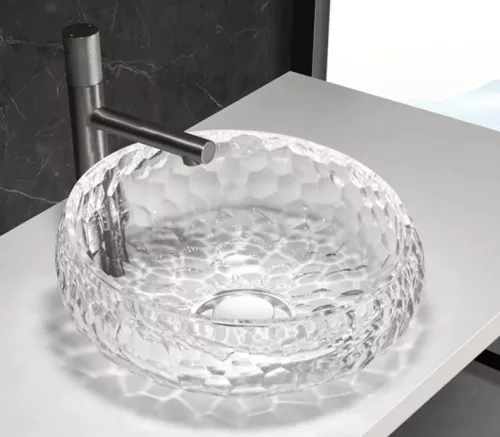 Mosdó, Arezzo design Prisma üveg mosdó AR-M347CL