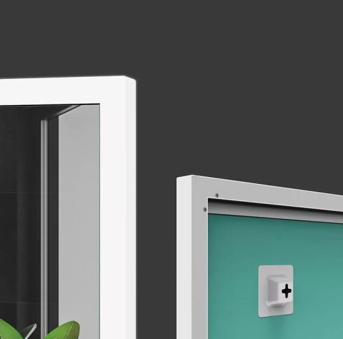 Fürdőszoba tükör, Arezzo design LED okos tükör órával AR-6070