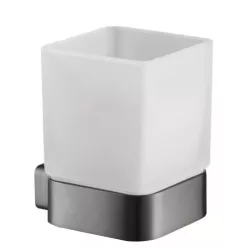   Pohártartó, Arezzo design Mono üveg pohár tartó, gun metal AR-120131GM