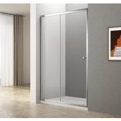   Zuhanyajtó, Aqualine Ugga zuhanyajtó 110x185 cm, átlátszó üveggel ATS110