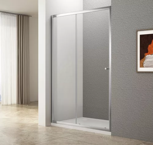 Zuhanyajtó, Aqualine Ugga zuhanyajtó 110x185 cm, átlátszó üveggel ATS110
