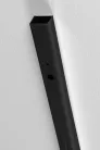 Zuhanykabin alkatrész, Sapho Polysan Zoom Line toldóprofil, 20 mm, matt fekete ZL920B
