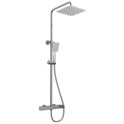   Zuhanyszett, Sapho Cubemix zuhanyoszlop csapteleppel, króm CM139