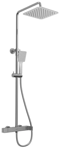 Zuhanyszett, Sapho Cubemix zuhanyoszlop csapteleppel, króm CM139