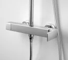 Zuhanyszett, Sapho Cubemix zuhanyoszlop csapteleppel, króm CM139