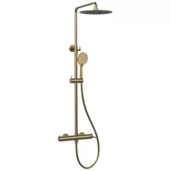   Zuhanyszett, Sapho Iconic zuhanyoszlop csapteleppel, matt arany AF139GB