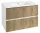 Alsó szekrény, Aqualine Paneda Strip mosdótartó szekrény, 79,5x55x45,2cm, emporio tölgy PN380