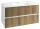 Alsó szekrény, Aqualine Paneda Strip mosdótartó szekrény, 99,5x55x45,2cm, emporio tölgy PN310