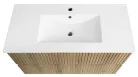 Alsó szekrény, Aqualine Paneda Strip mosdótartó szekrény, 99,5x55x45,2cm, emporio tölgy PN310