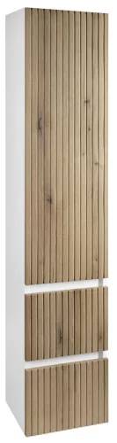 Fali szekrény, Aqualine Paneda Strip jobbos/balos 35x165x31 cm, emporio tölgy PN265