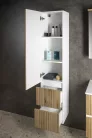 Fali szekrény, Aqualine Paneda Strip jobbos/balos 35x165x31 cm, emporio tölgy PN265
