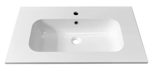 Mosdó, Sapho Sidra öntött márvány mosdó 81x46,3cm SD081