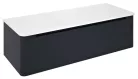 Alsó szekrény, Sapho Kerala mosdótartó szekrény 120x35x47,5 cm matt antracit KR120-3434