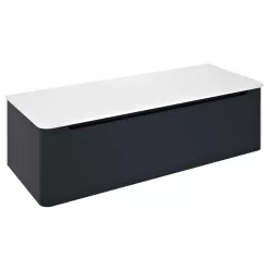   Alsó szekrény, Sapho Kerala mosdótartó szekrény 120x35x47,5 cm matt antracit KR120-3434