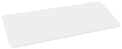 Mosdópult, Sapho Kerala rockstone pult 122x1,2x48,5 cm matt fehér KR120-0101