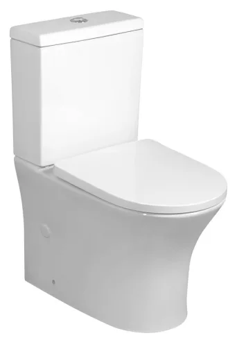 WC, Sapho Bruckner Leon rimless, monoblokkos wc, fehér 201.437.4
