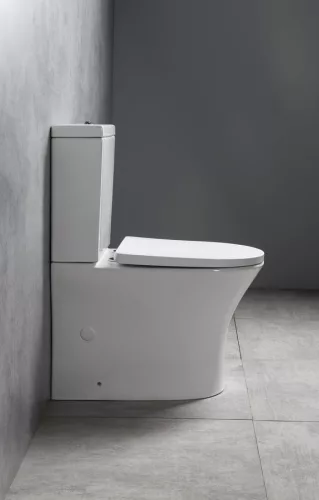 WC, Sapho Bruckner Leon rimless, monoblokkos wc, fehér 201.437.4